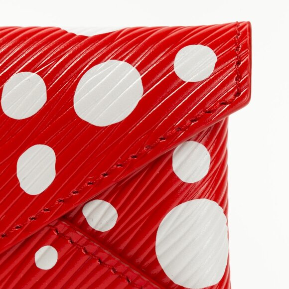 Louis Vuitton x Yayoi Kusama Kirigami Red Epi Dotted Pochette - Picture 5 of 10
